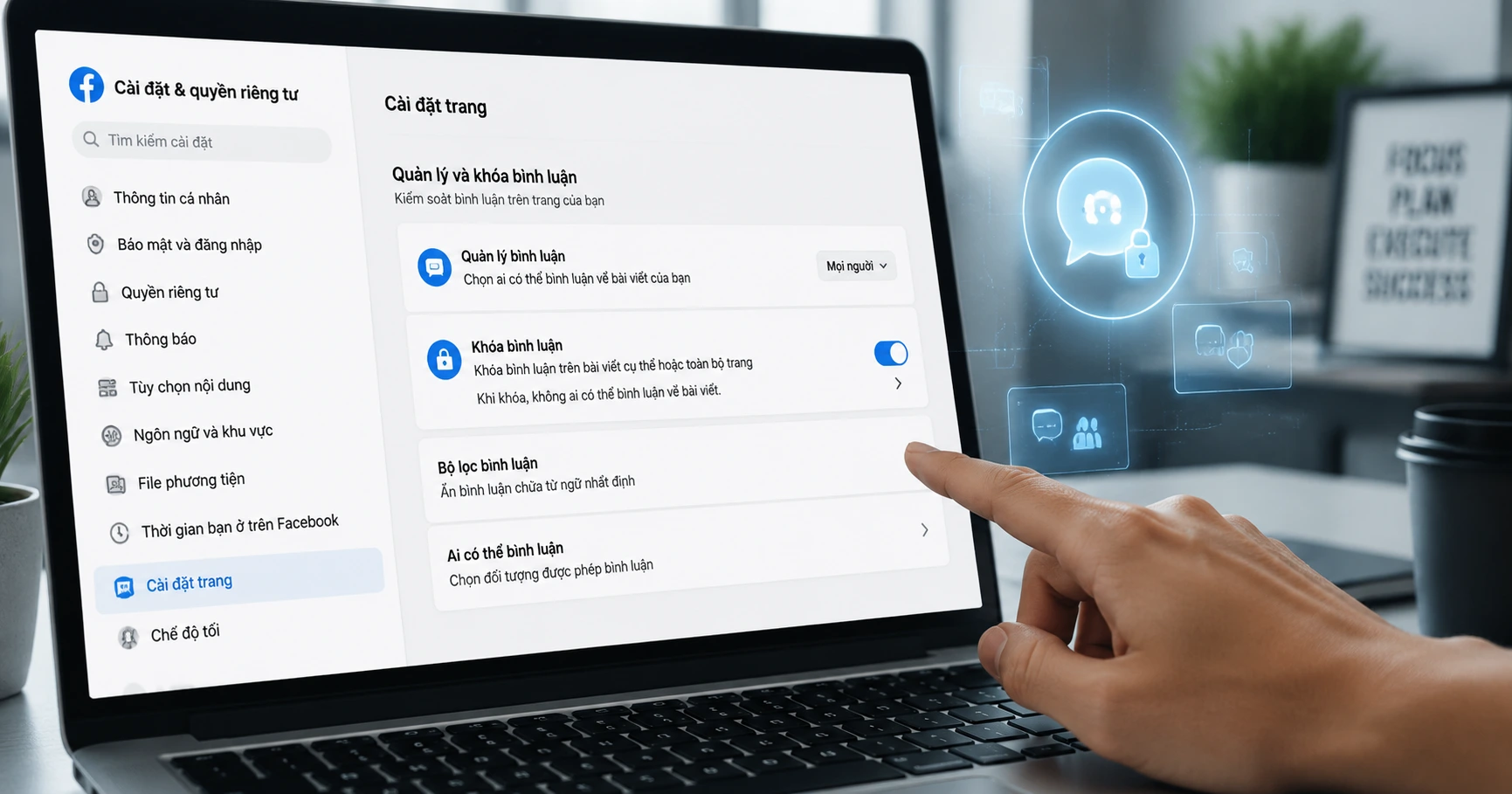 Hướng Dẫn Quản Lý & Khoá bình luận trên page Hiệu Quả - image 2